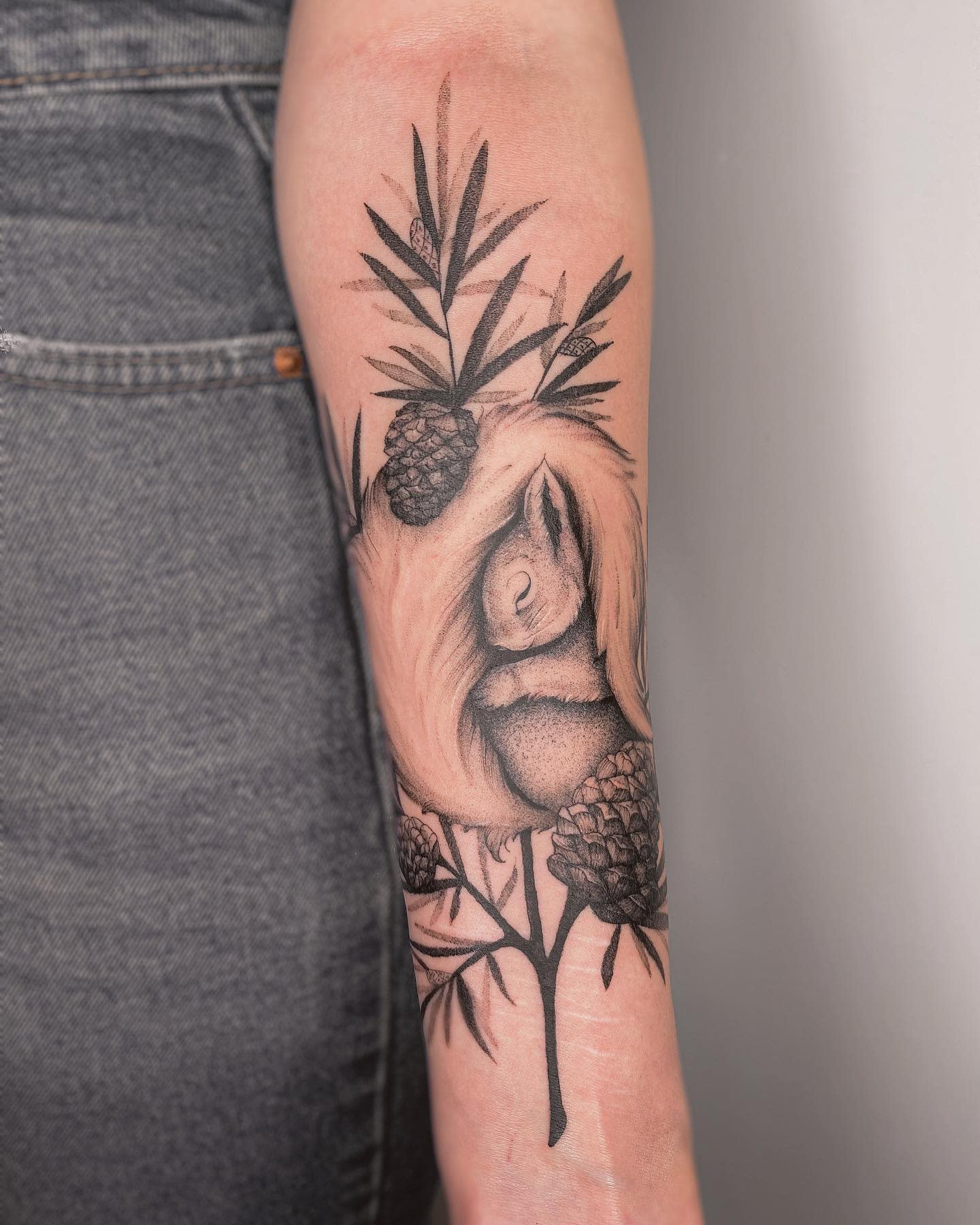 Fancy Squirrel by Eva  Desperado Tattoos Eindhoven The Netherlands  r tattoos