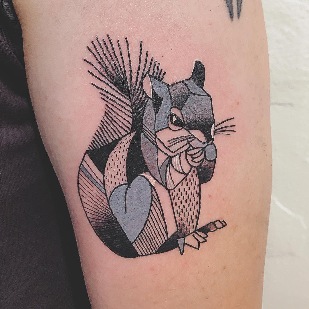 tribal squirrel tattoo  Clip Art Library