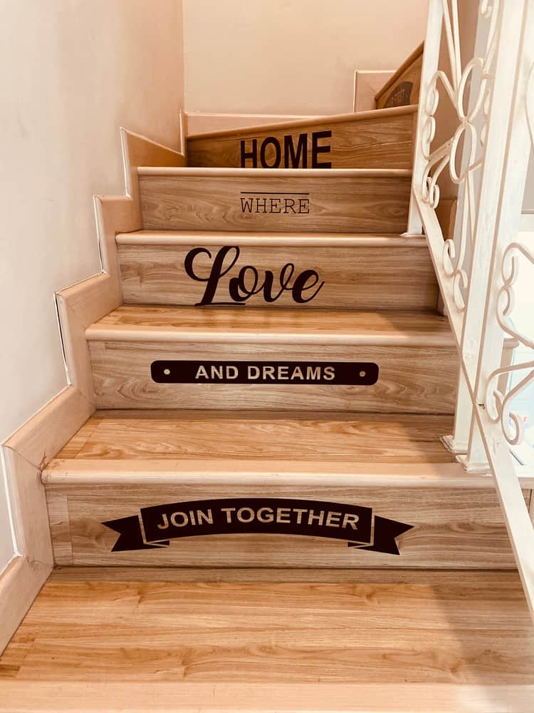 Staircase decals