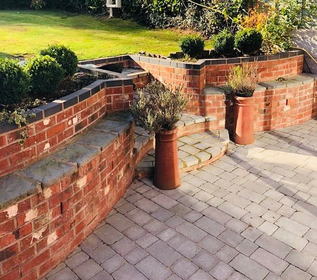 Stairs Paver Patio Ideas -the_brickdoctor