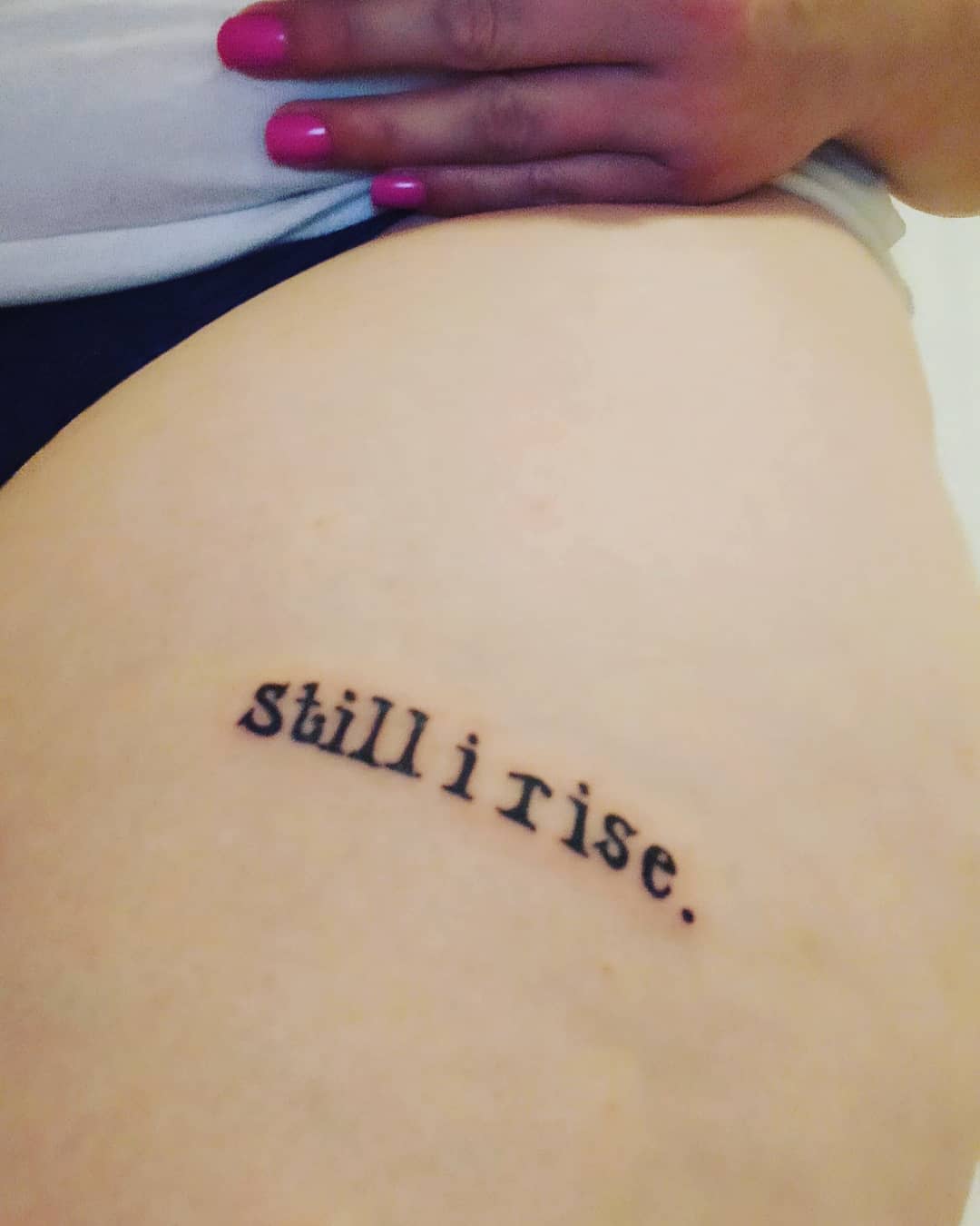 Simple Still I Rise Tattoo -amee.g