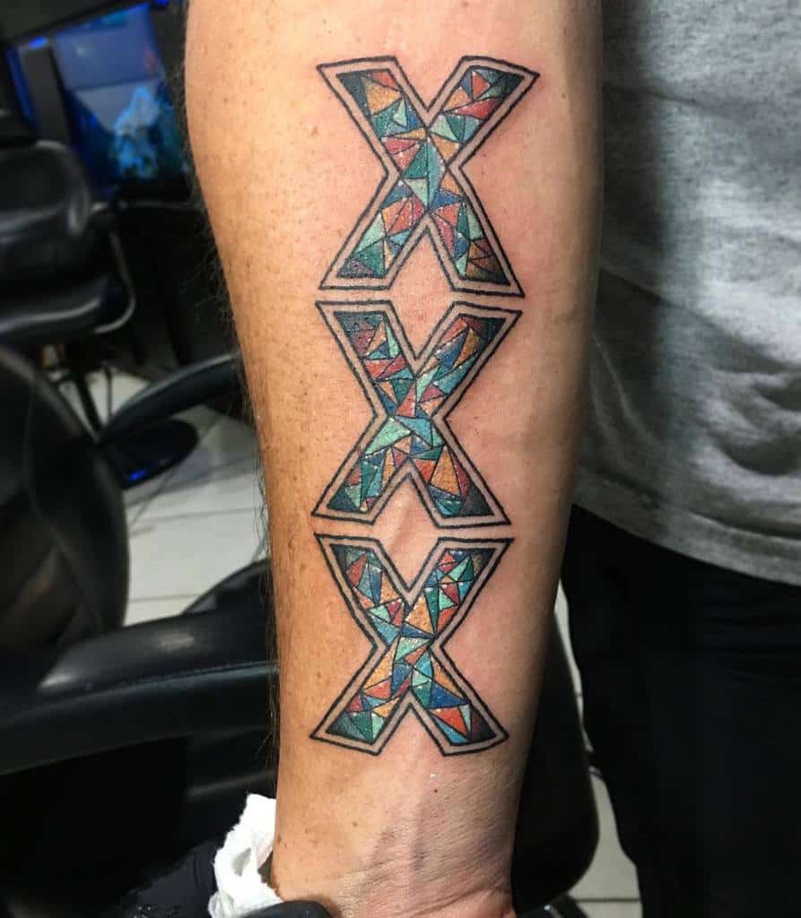 Straight Edge Arm Area Tattoo Aimieferreiratattoos