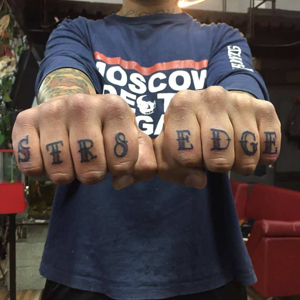 Straight Edge Hand Tattoo Hardxlifetattoo