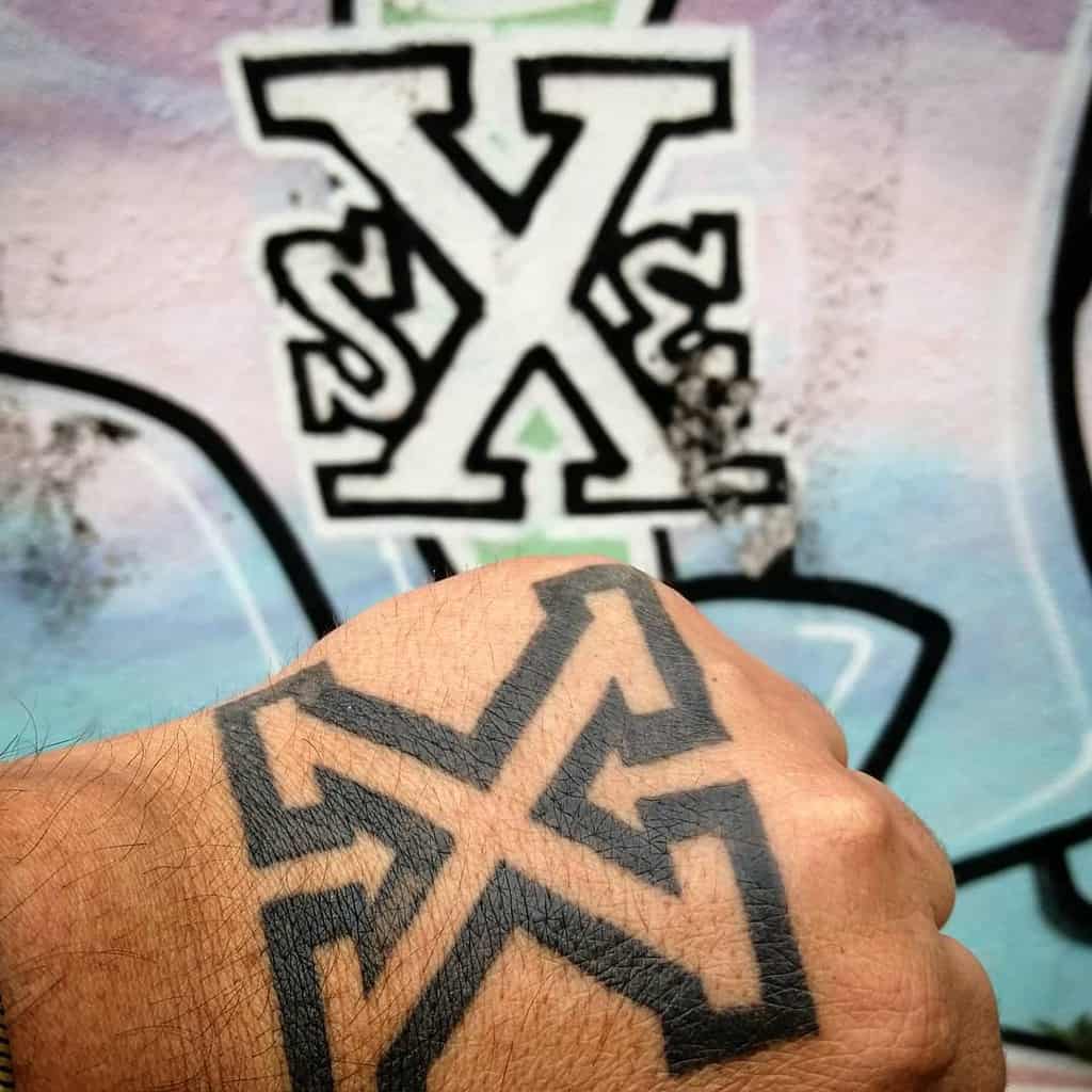 Straight Edge Hand Tattoo Xraghux
