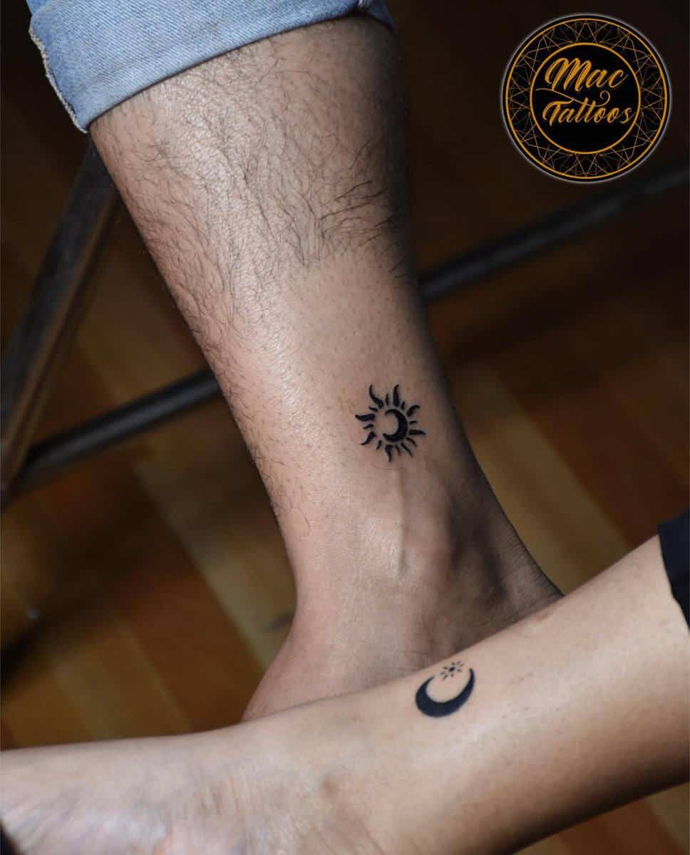 Sun and Moon Matching Tattoos mac_tattoos_