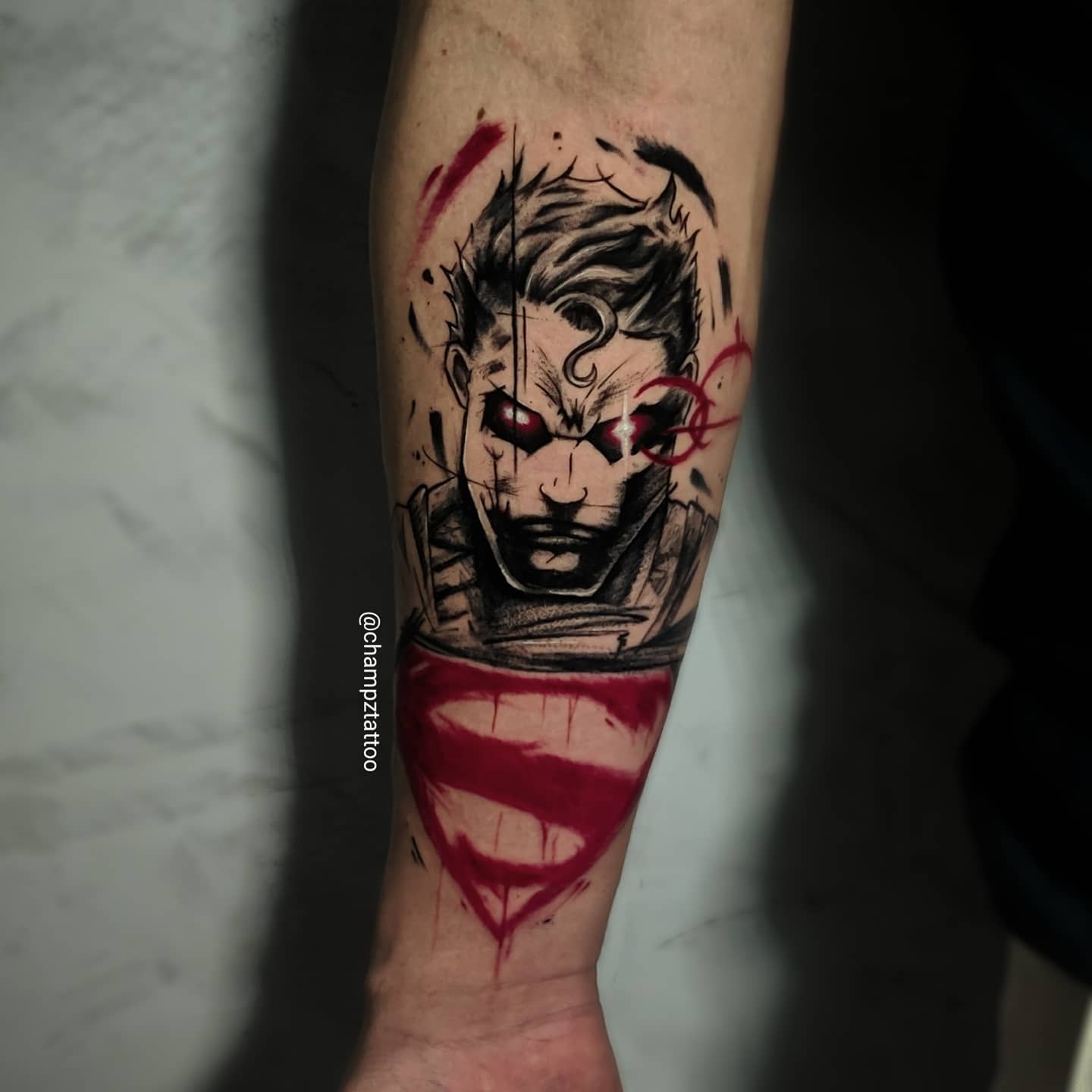 Superman Forearm Tattoo -champztattoo