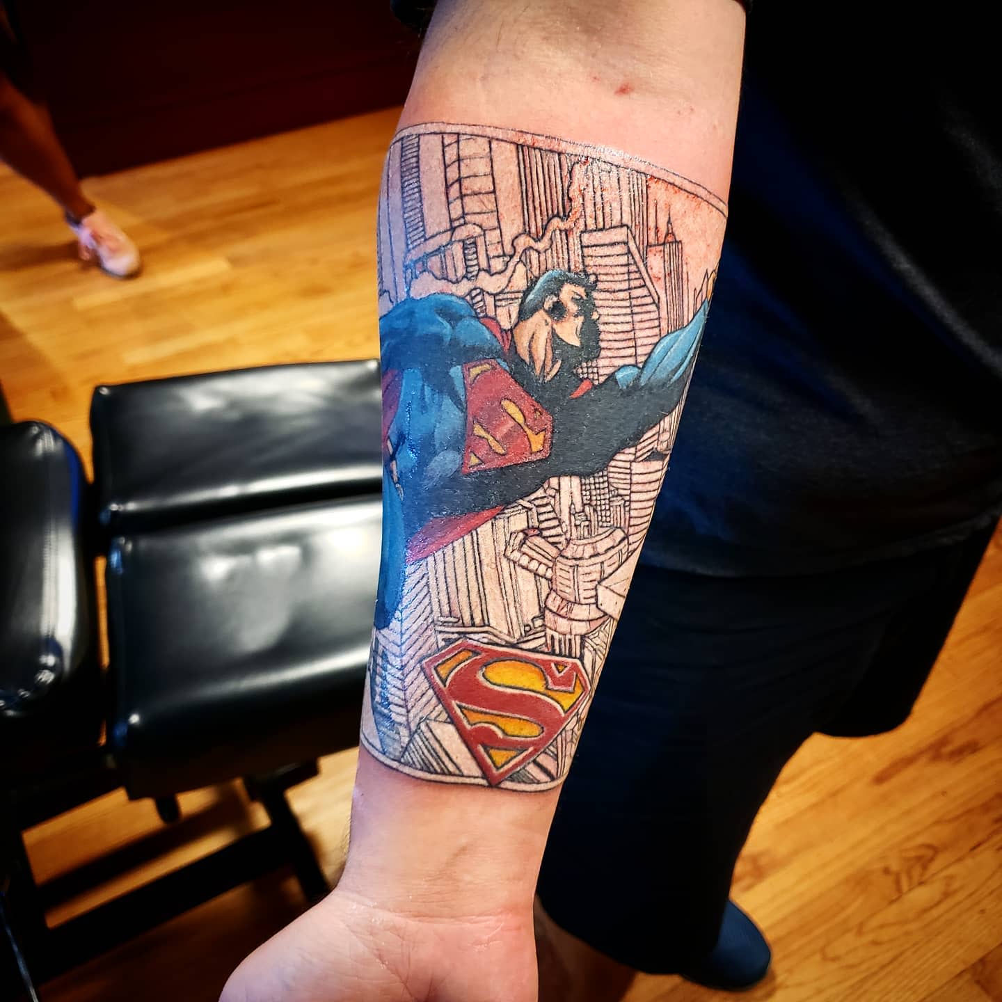 Superman Forearm Tattoo -irishjaytattooer