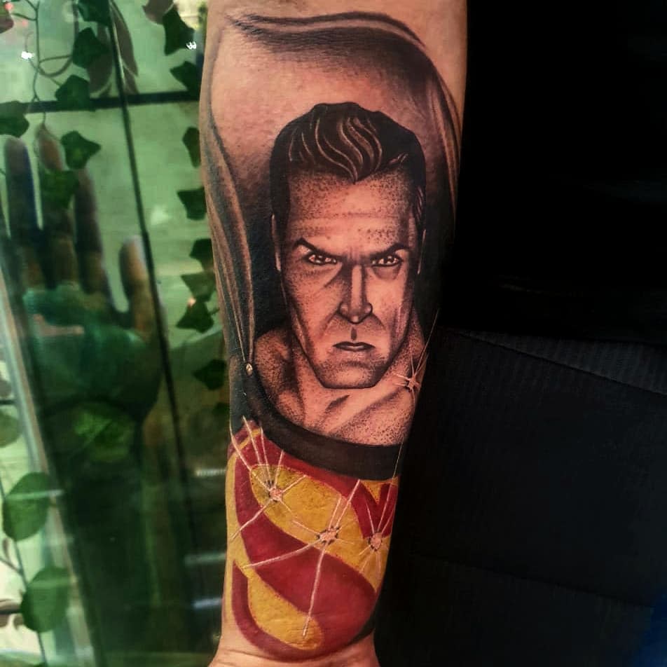 Superman Forearm Tattoo -luchoinkk