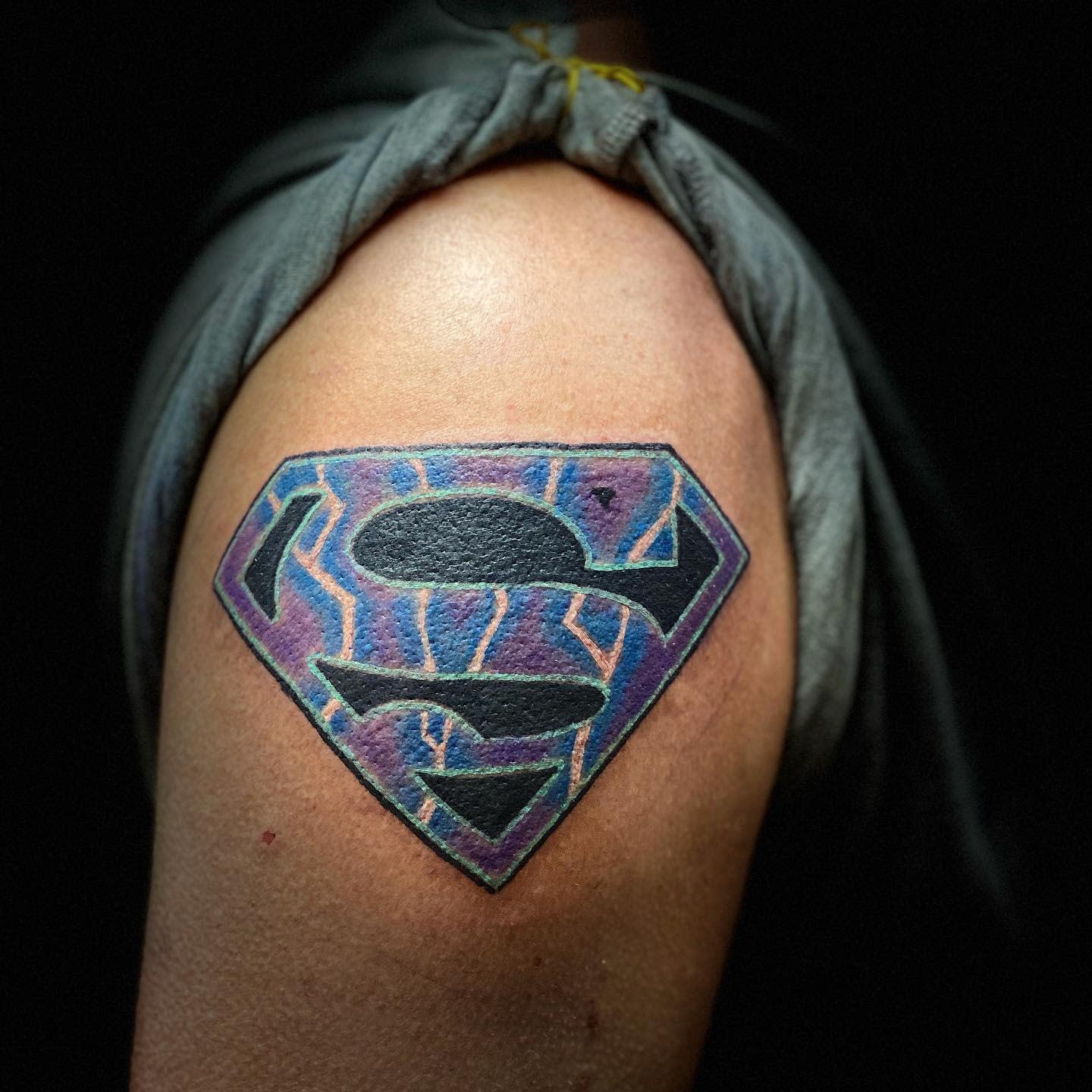 Superman Logo Tattoo -count.chuckula