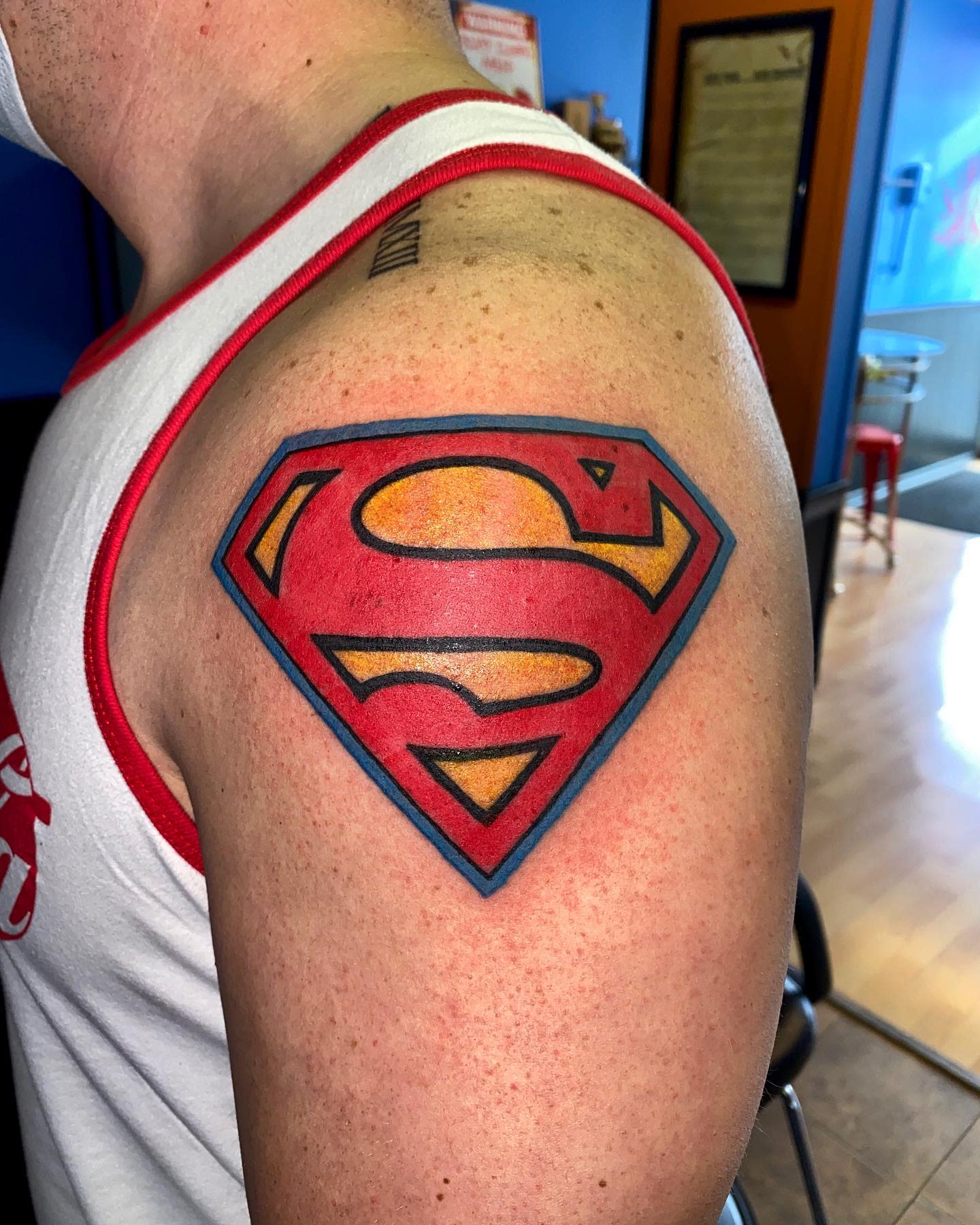 Superman Logo Tattoo -new.tribe.tattoo