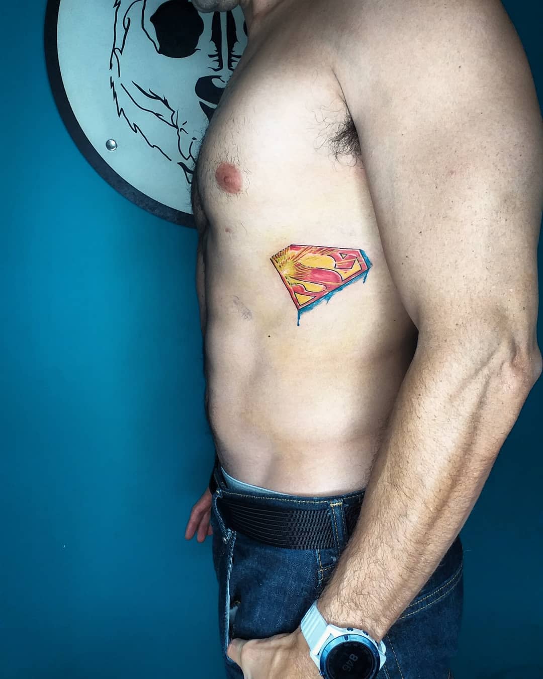 Small Superman Tattoo -sadico_tattoo