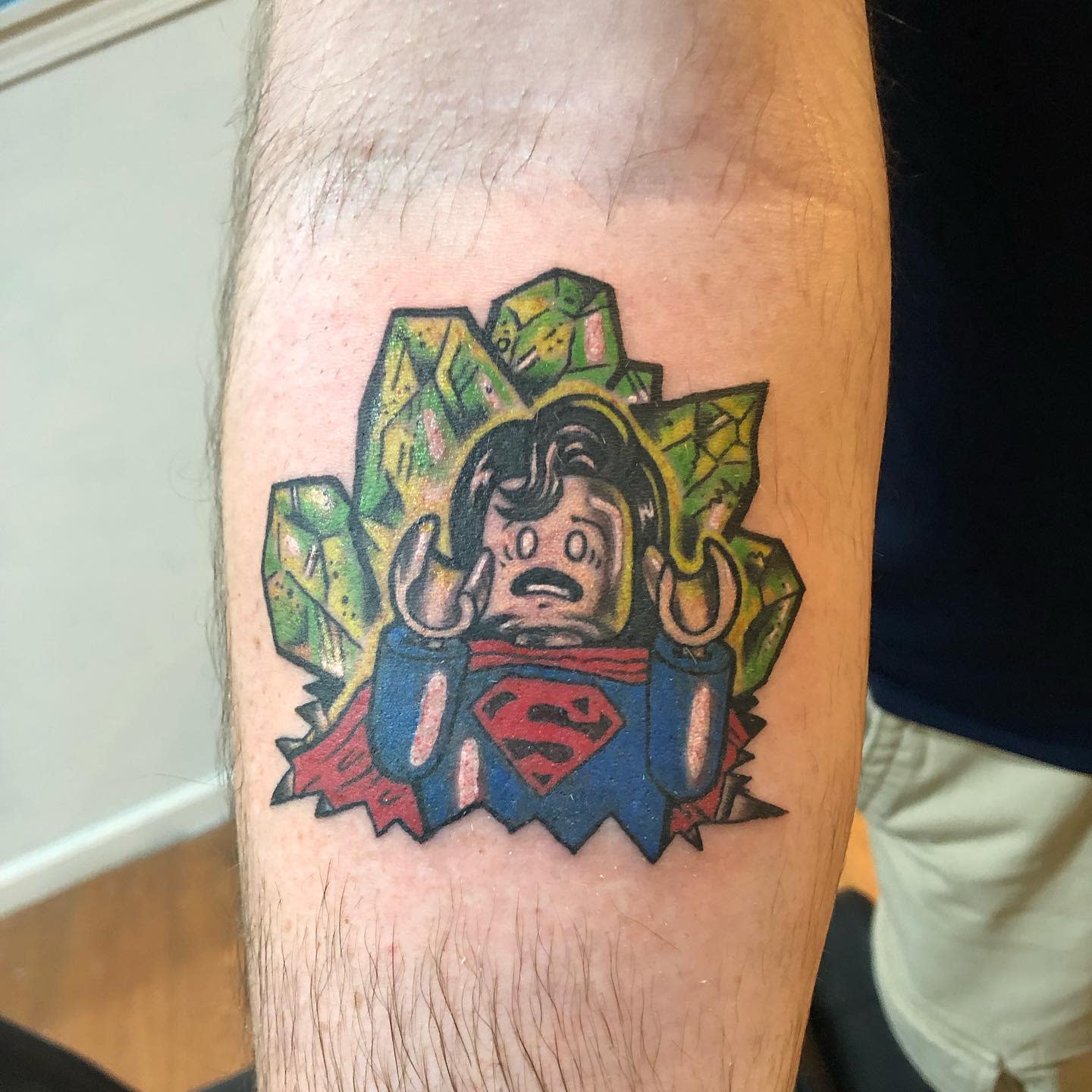 Small Superman Tattoo -tattoos_by_penguin