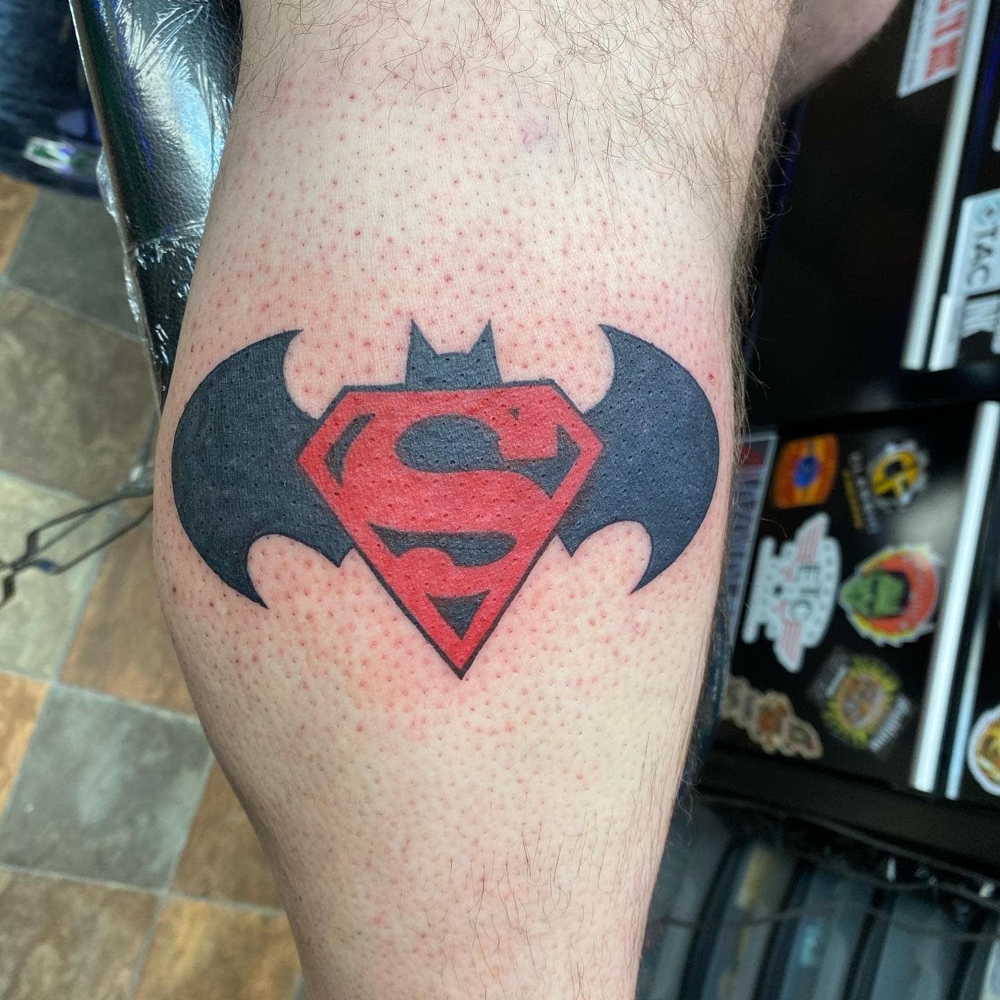 Batman Superman Tattoo -johnnybruh712