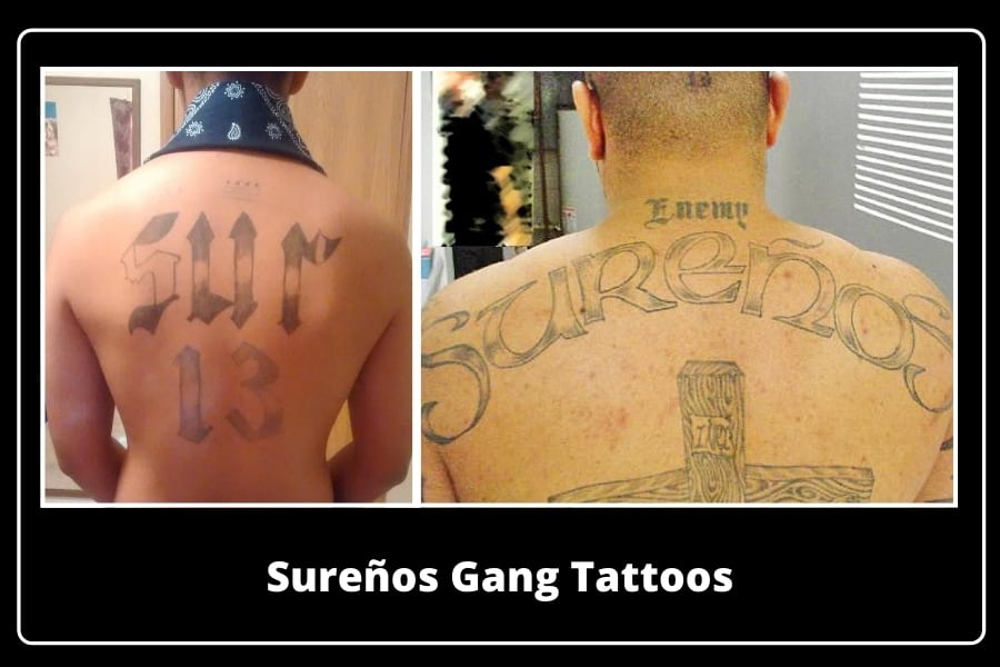 Tatouages du gang des Sureños