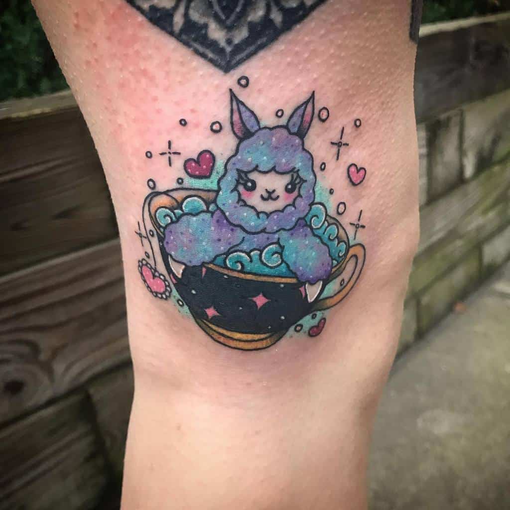 Teacup With Animals Tattoo Nocturnalflare