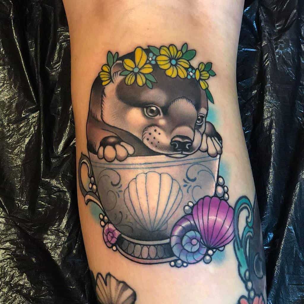 Teacup With Animals Tattoo Sarah.electrum