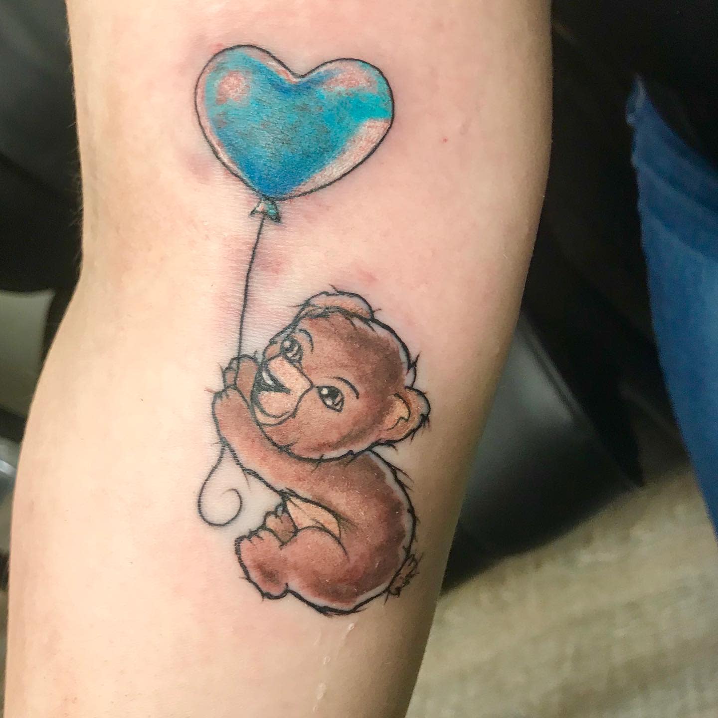 Heart Teddy Bear Tattoo -queenveazey