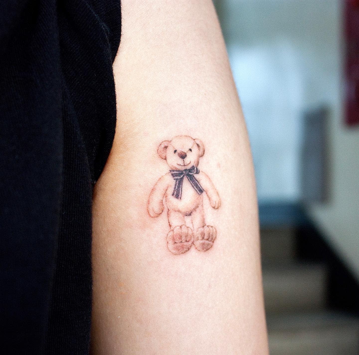 Small Teddy Bear Tattoo -day_0ne_