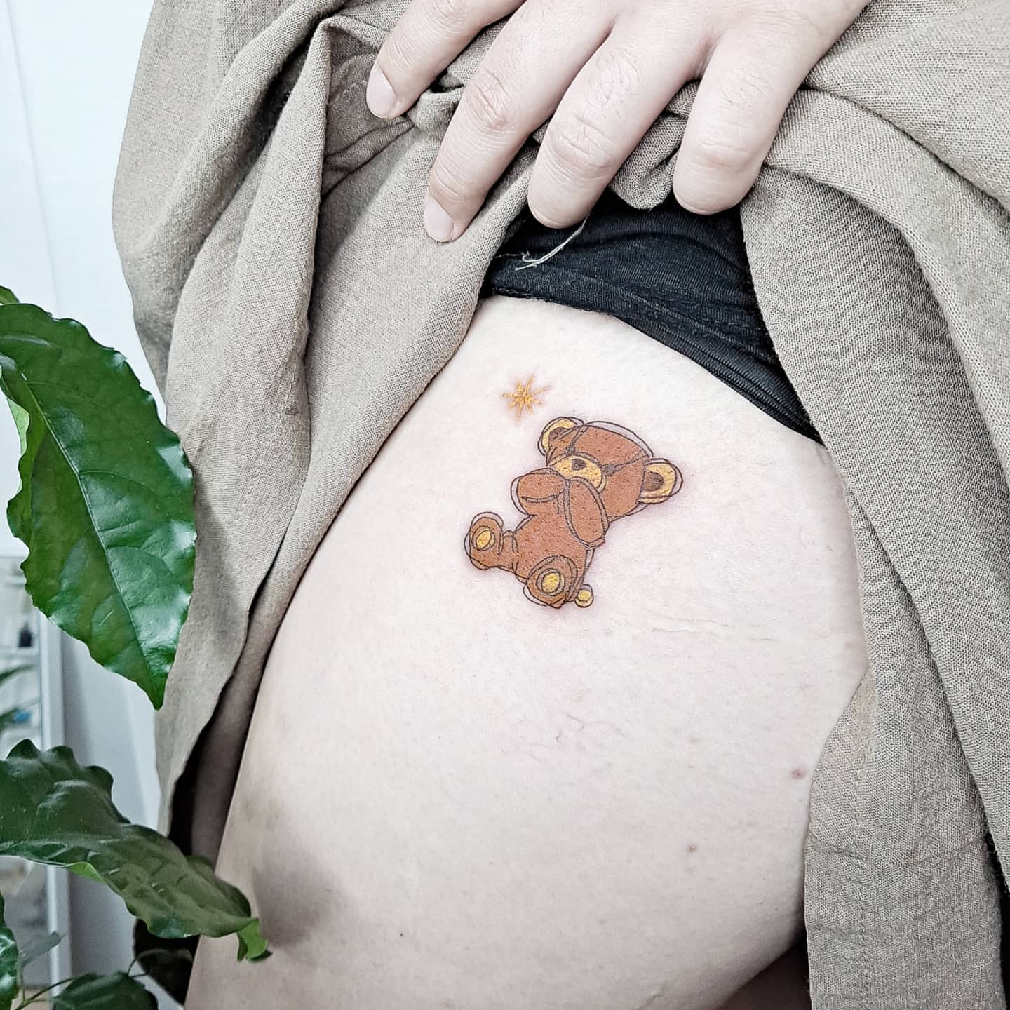 Small Teddy Bear Tattoo -tattooep_