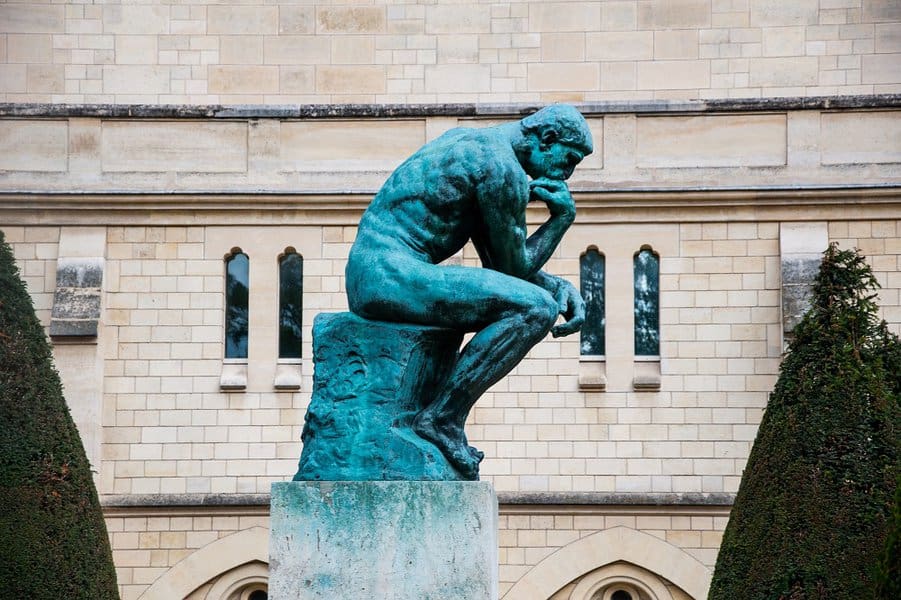 The Thinker statue