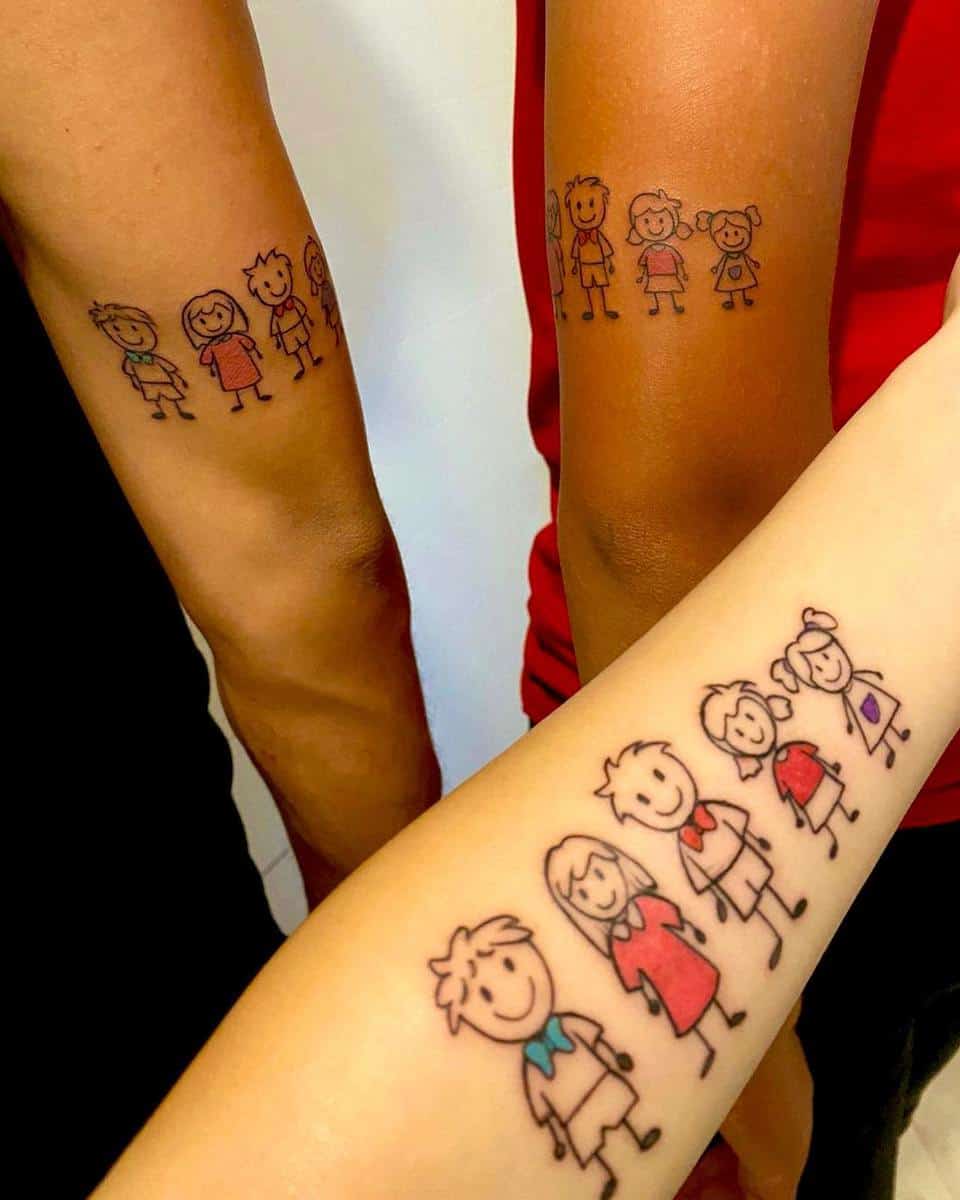 Three Matching Tattoos n_littleface