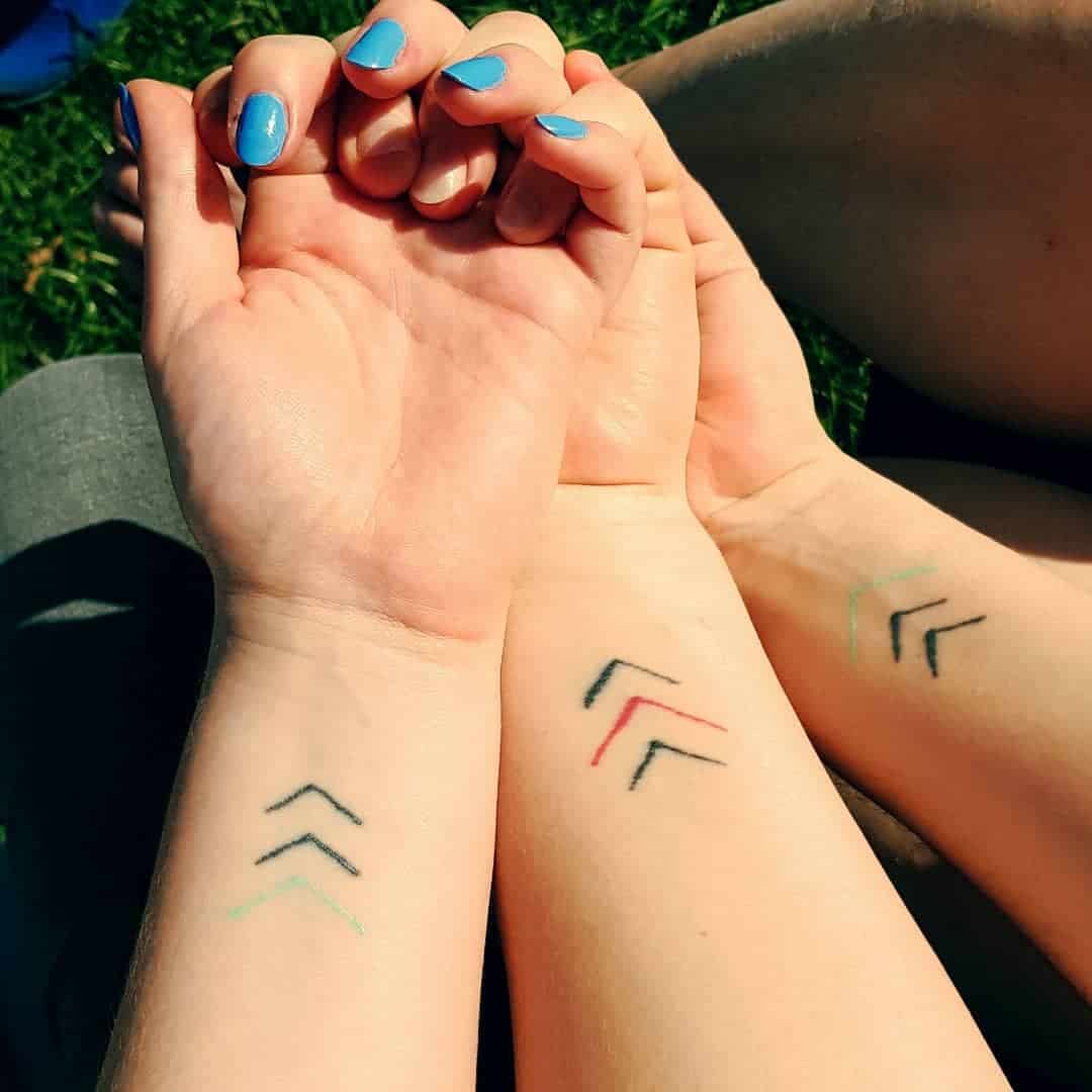 Three Matching Tattoos yashumika
