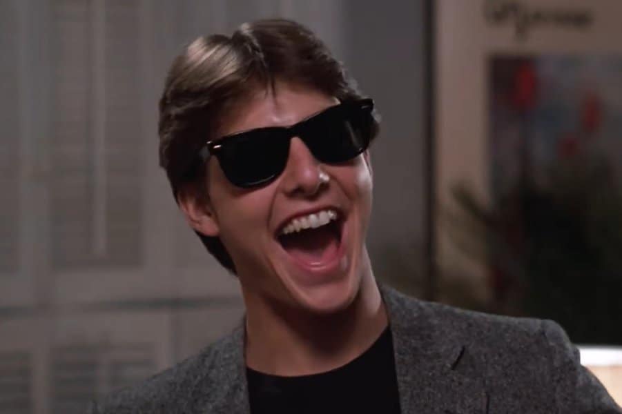 Tom Cruise's Shades in Risky Business