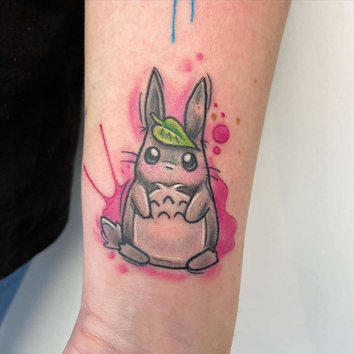 Tatuaje De Totoro Studio Ghibli -danikastattoo