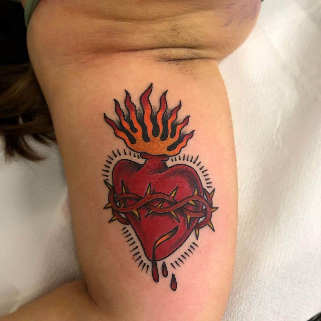 Top 55+ Best Bleeding Heart Tattoo Ideas - [2021 Inspiration Guide]