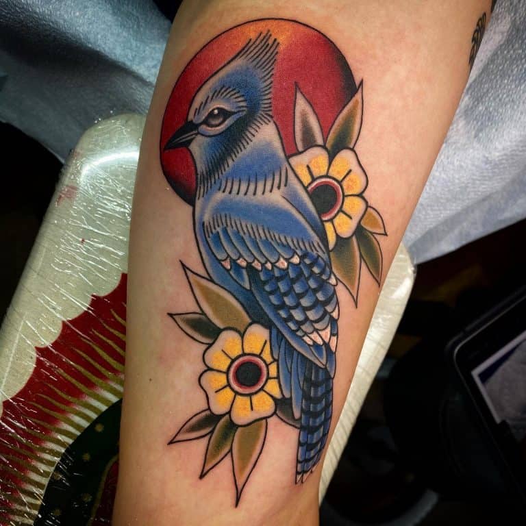 Best Bluebird tattoo Ideas For Men - mysteriousevent.com
