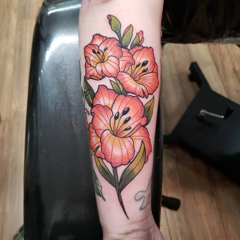 55 Gladiolus Flower Tattoo Ideas [2024 Inspiration Guide]