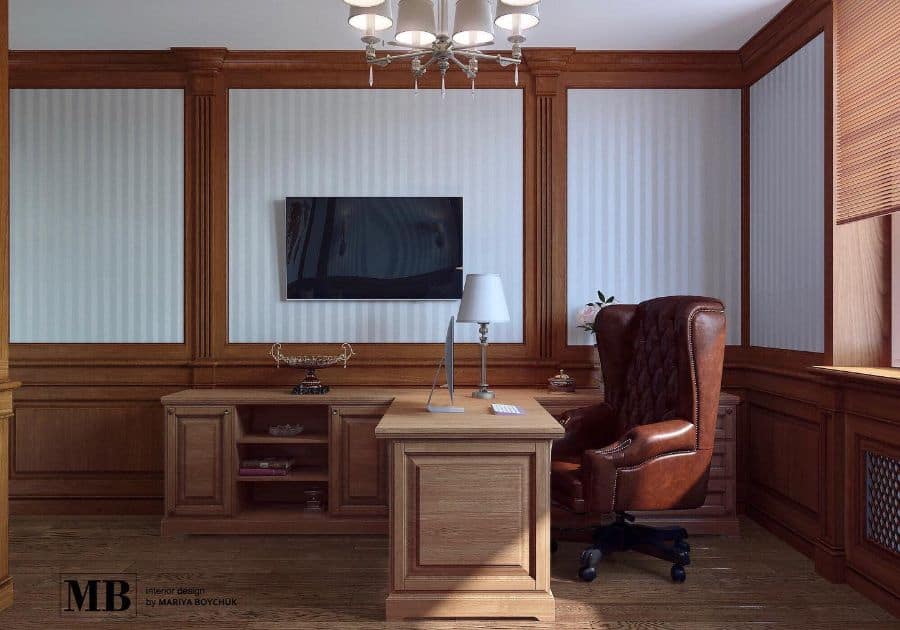 Traditional Study Room Ideas mb_interior.design