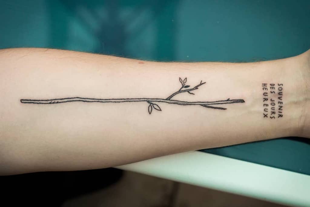Tree Branch Forearm Tattoo sophiancholettattoo