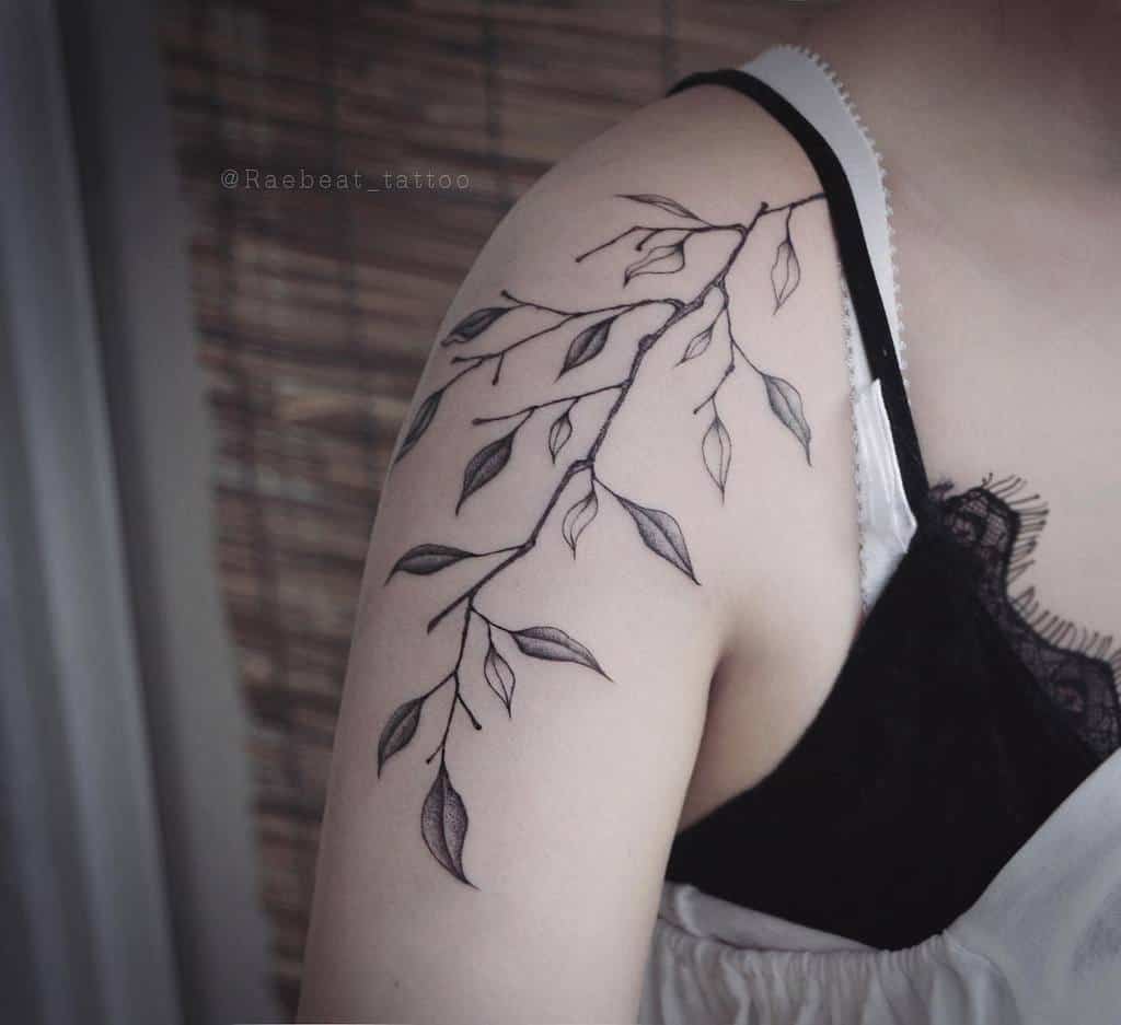 Tree Branch Shoulder Tattoo raebeat_tattoo