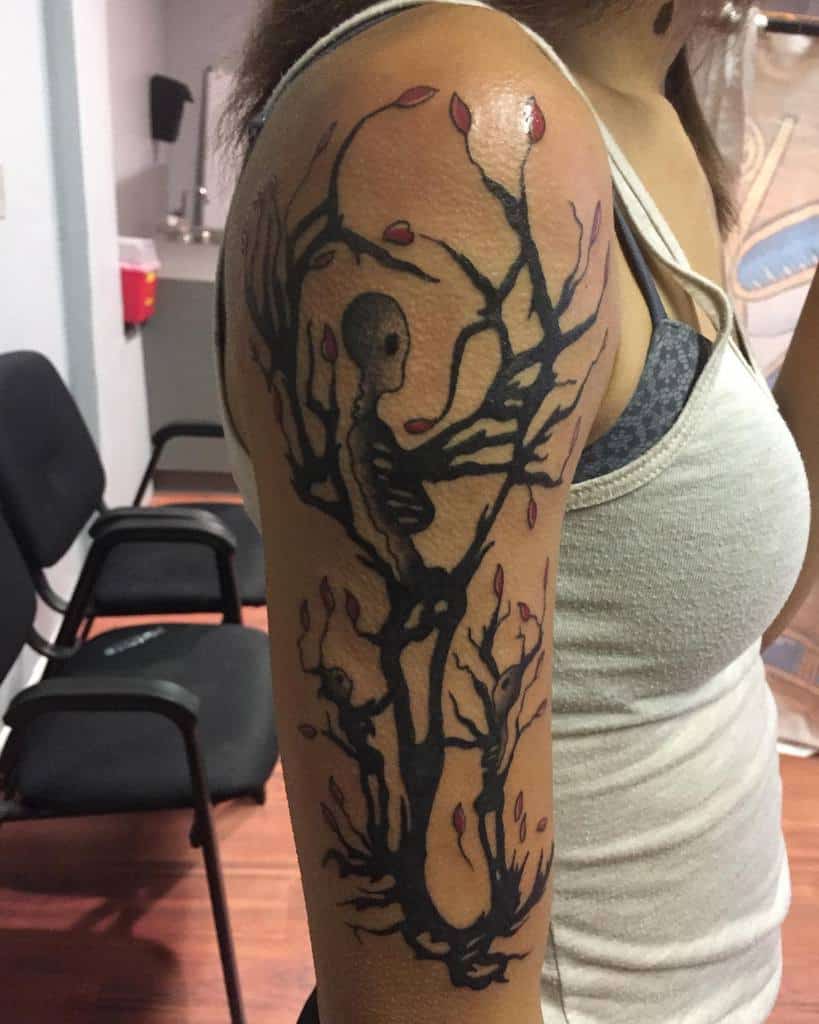 Tree Branch Upperarm Tattoo 7k_tattoo