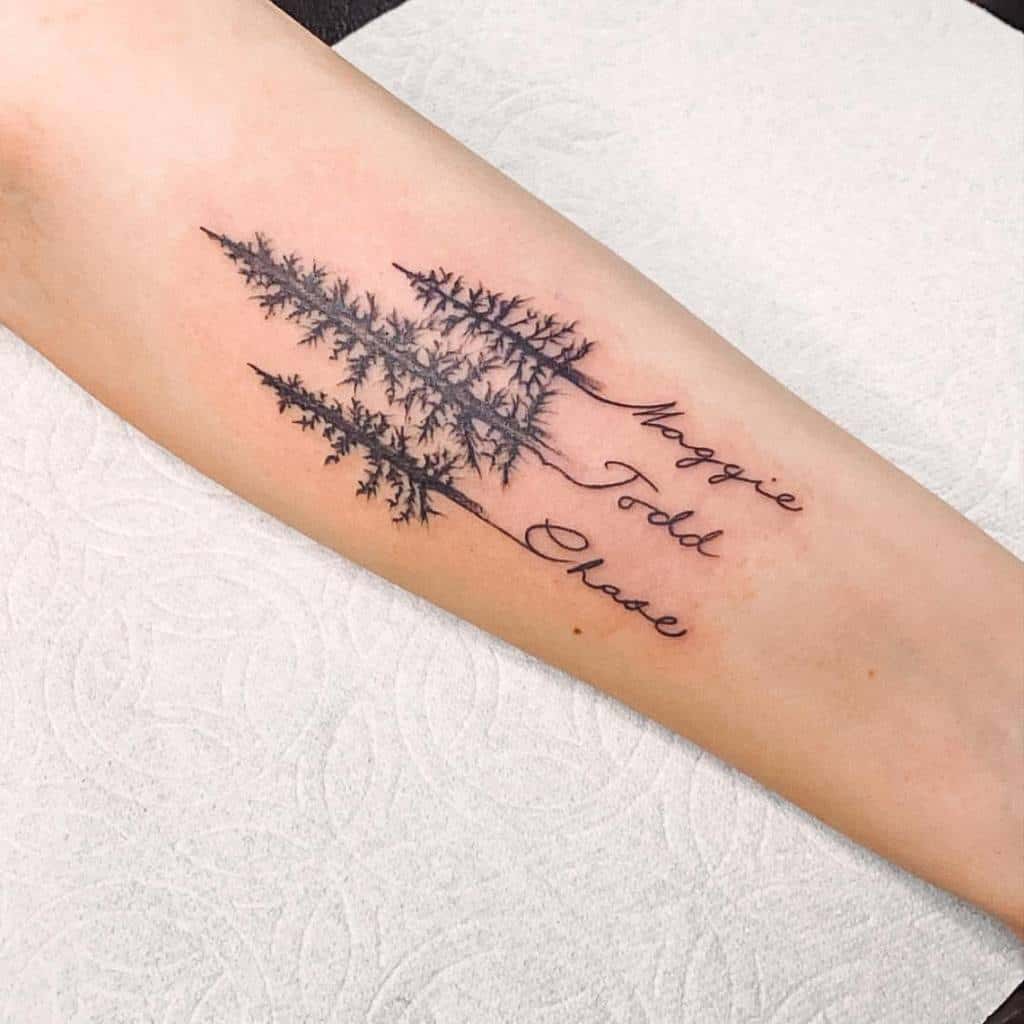 Tree Forearm Tattoo raisinguhrichs