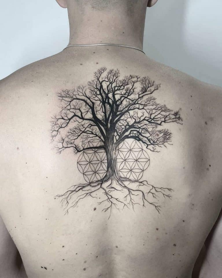 Tree Silhouette Tattoo Ideas