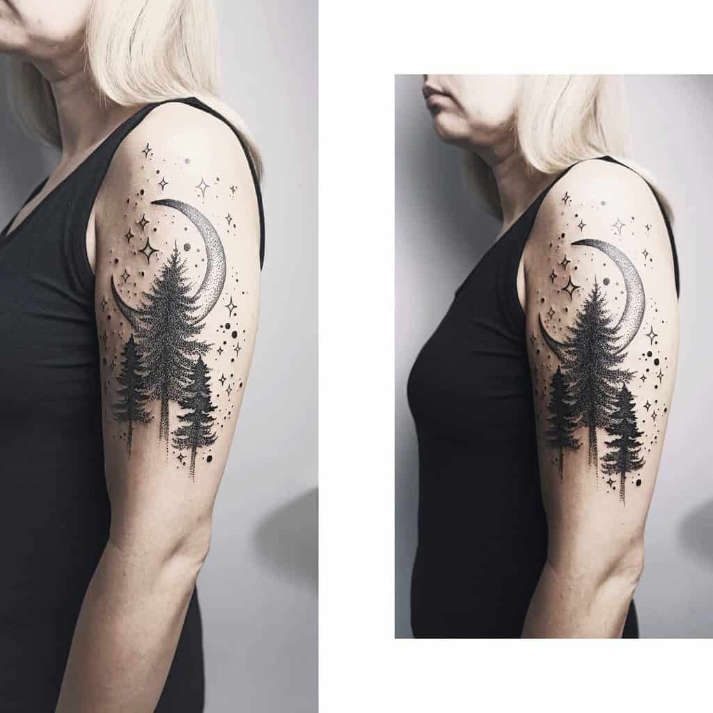 Tree Upperarm Tattoo odos.ritualas.tattoo