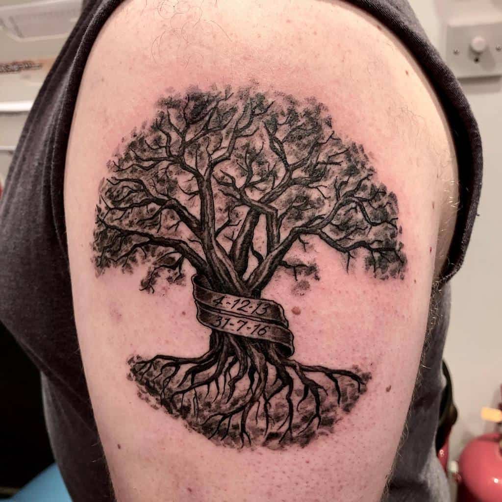Tree of Life Arm Tattoo tribalism