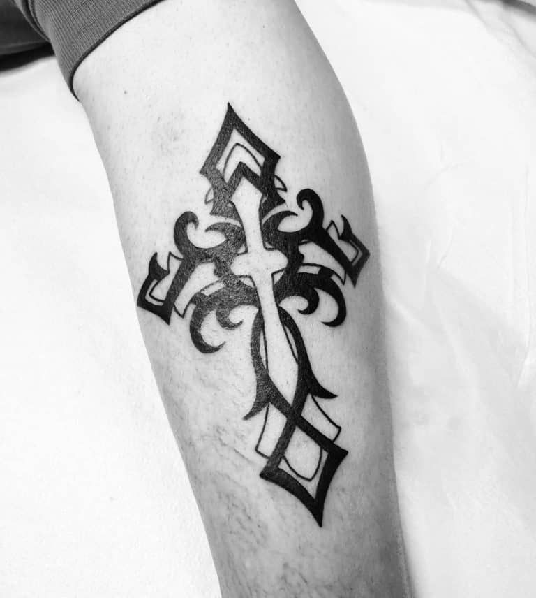 67 Cool Tribal Cross Tattoo Ideas [2023 Inspiration Guide]