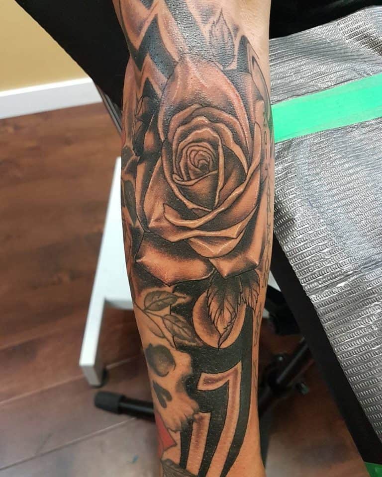 Top 71 Best Tribal Flower Tattoo Ideas 2021 Inspiration Guide   Tribal Flower Forearm Tattoo Tattoosbyrodneystudio21tattoos 768x960 