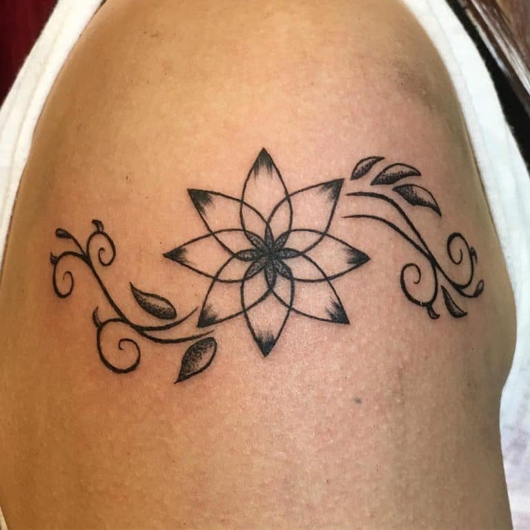 Top 71 Best Tribal Flower Tattoo Ideas [2021 Inspiration Guide]