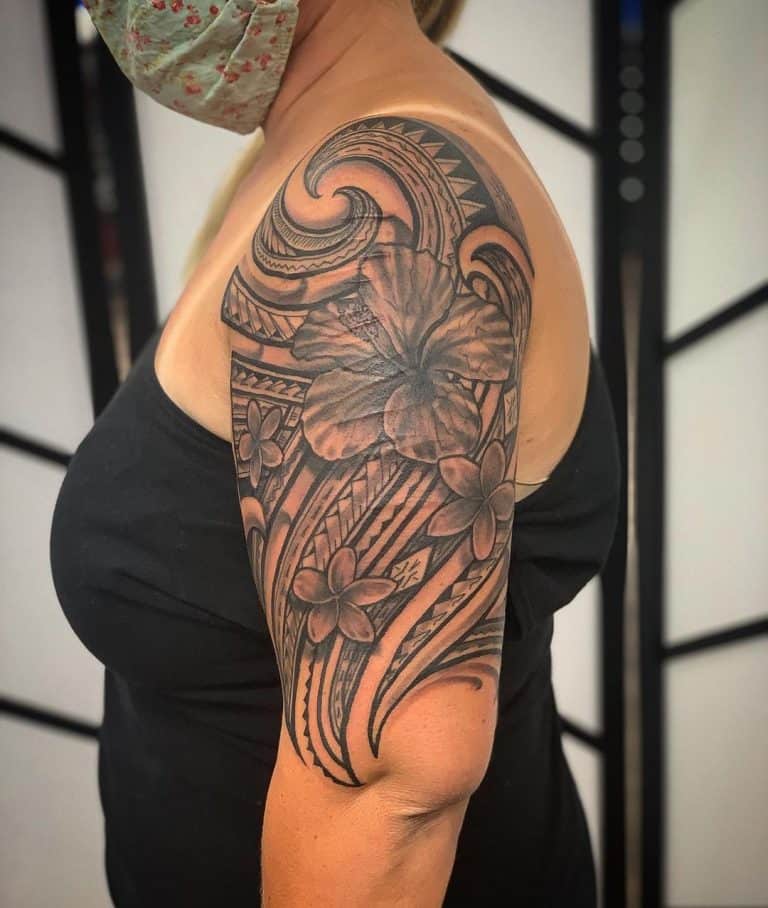 Top 71 Best Tribal Tattoos Ideas For Women 2021 Inspiration Guide   Tribal Shoulder Tattoos For Women Tongarasta 768x908 