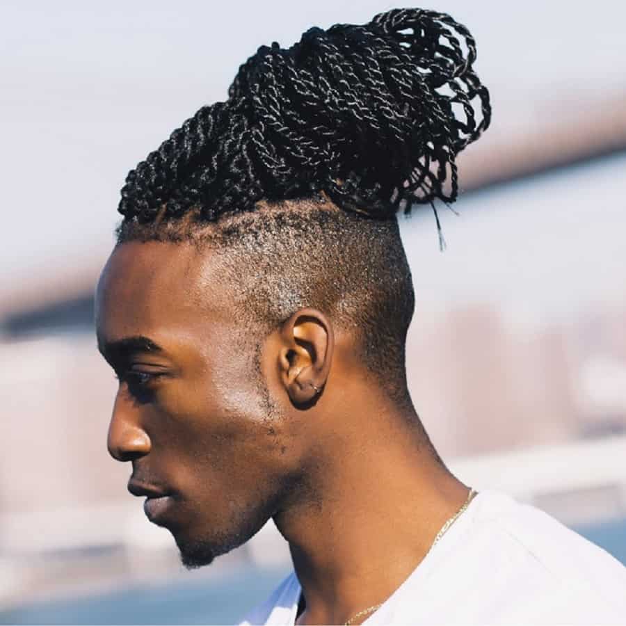 Man With Twist Hairstyle