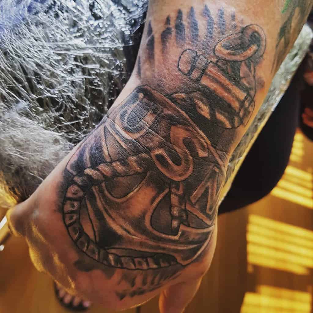 Ruth Rollin on Instagram: “Forearm Anchor. ” | Arm tattoos for guys, Tattoos  for guys, Forearm tattoo men