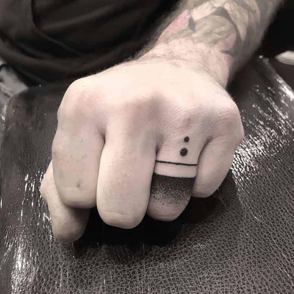 Unique-ring-tattoo-tidytattoo