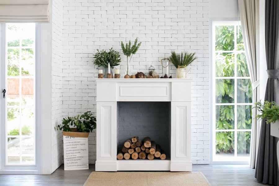 How To Decorate an Unused Fireplace
