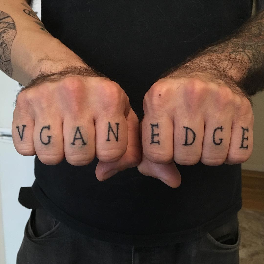 Vegan Straight Edge Tattoo Desireecanduelas