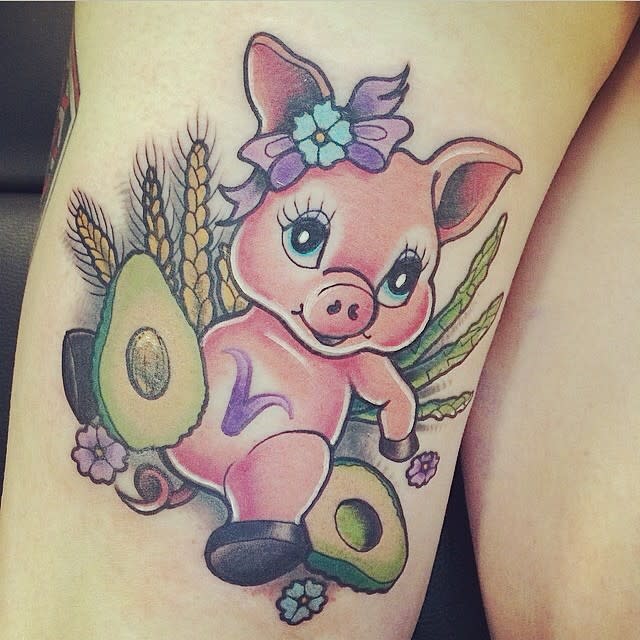 Cute Vegan Tattoo -steffbelief