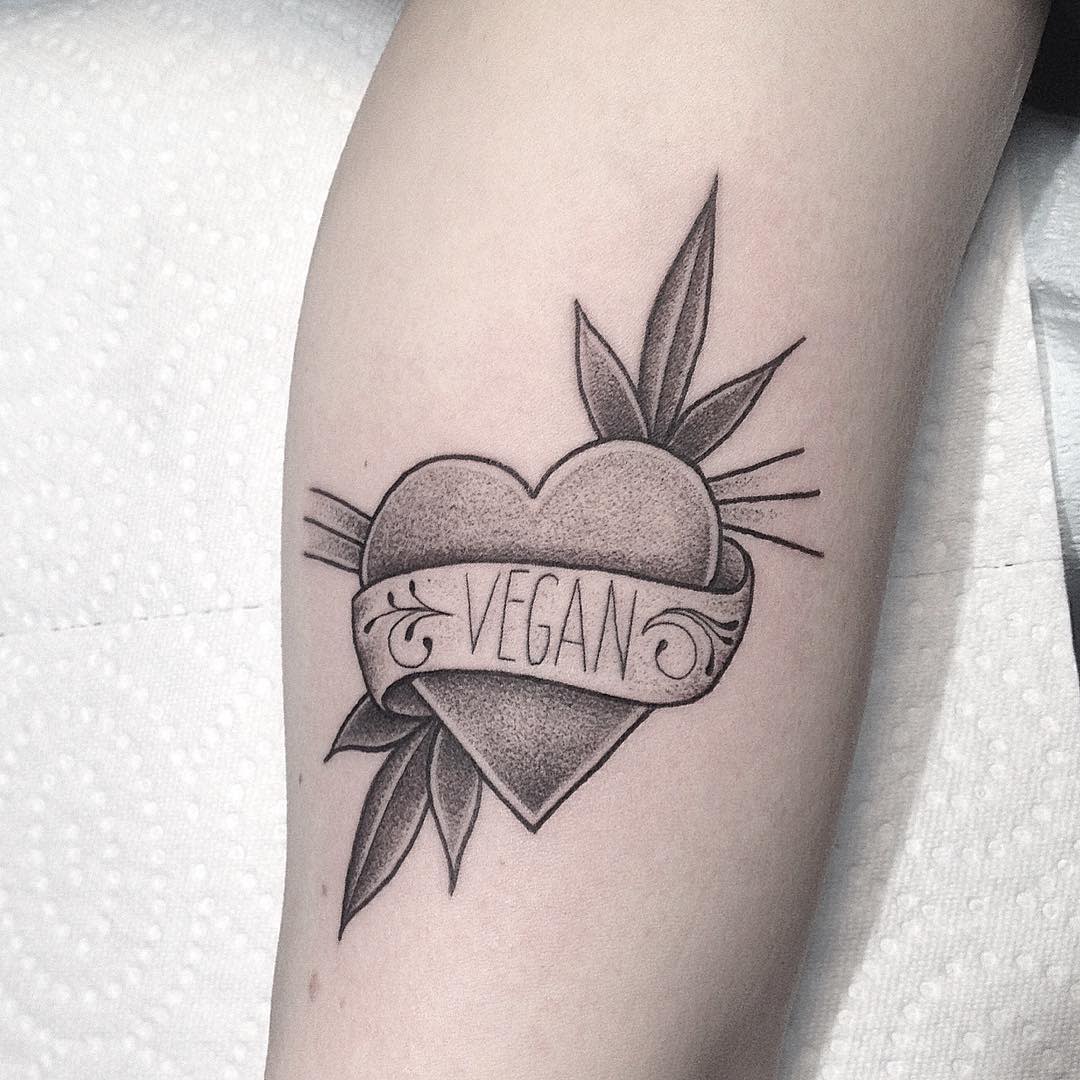 Word Vegan Tattoo -deadheat_10000v